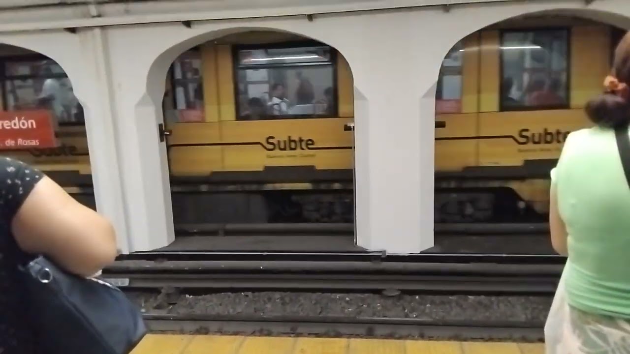 Subte Línea B: Formación CAF 6000 Equipo 