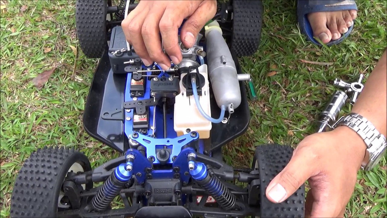 KYOSHO INFERNO MP 7.5-Start up Engine
