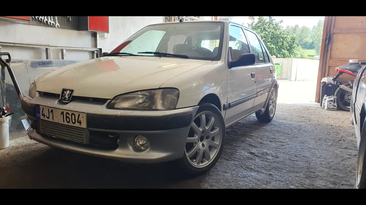 Peugeot 106 1.4 8V Turbo 0-150km/h #3 Zrychlení po upgradu sání,tlak 0,8bar/Acceleration/Onboard