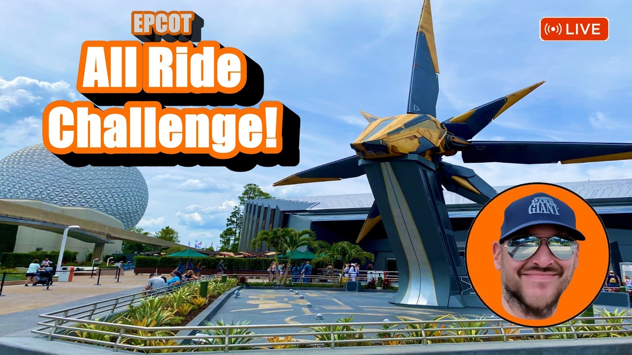 🔴 LIVE: EPCOT All Ride Challenge! Can We Ride EVERY Attraction?! Walt Disney World Live