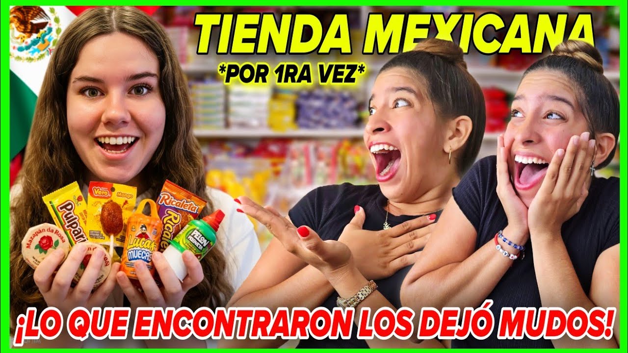 ¡MEXICO🇲🇽 es MUCHO MÁS de lo que IMAGINARON🤯! ESPAÑOLES🇪🇸 ALUCINAN en su 1ra vez en TIENDA🛒 MEXICANA