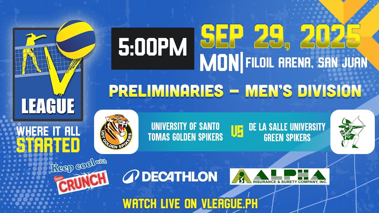UST vs. DLSU - Full Match | Preliminaries | 2025 V-League Collegiate Challenge Men's Category
