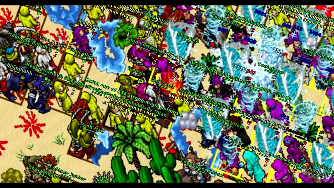 Tibia Antica War Ankrahmun Desert Battle [TS RECORD]