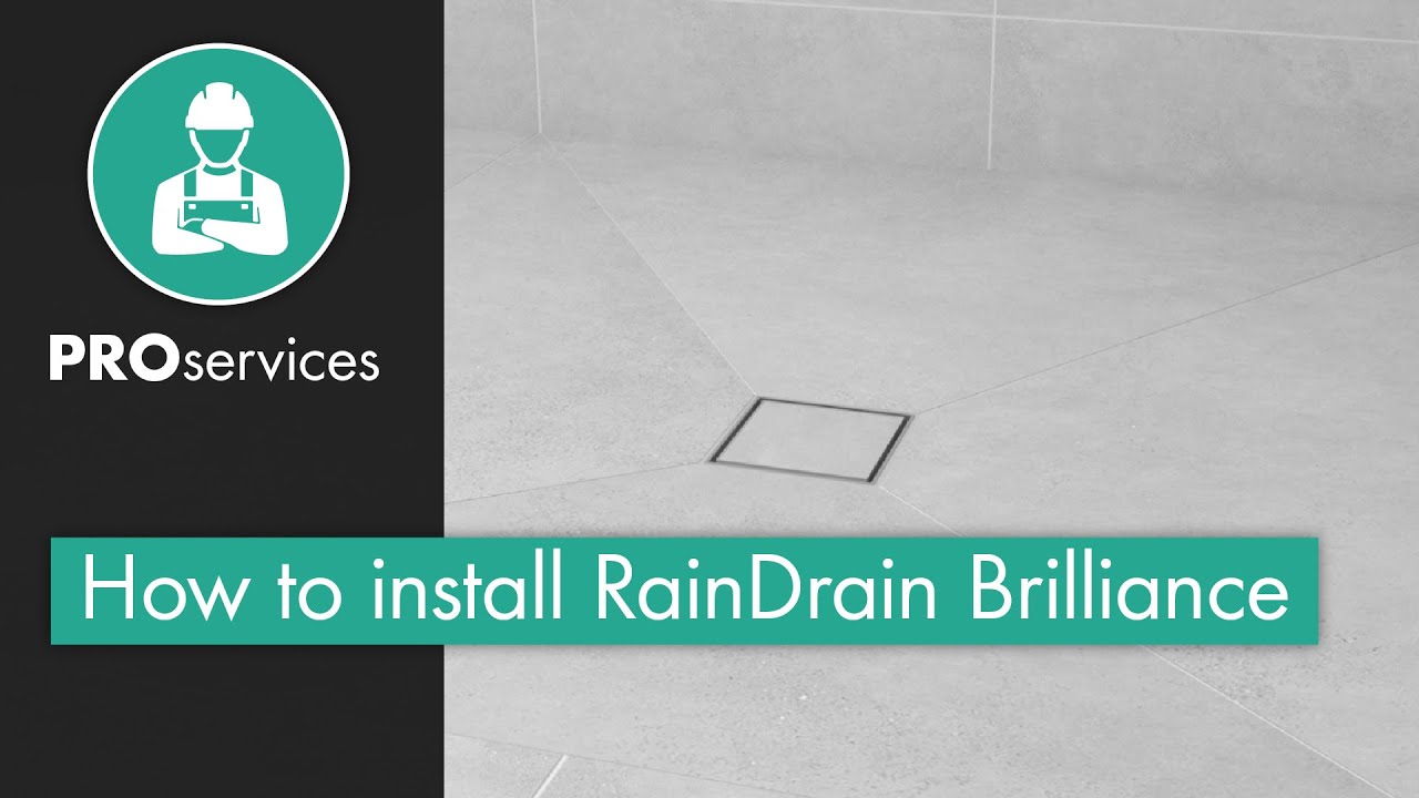 How to install a hansgrohe RainDrain Brilliance