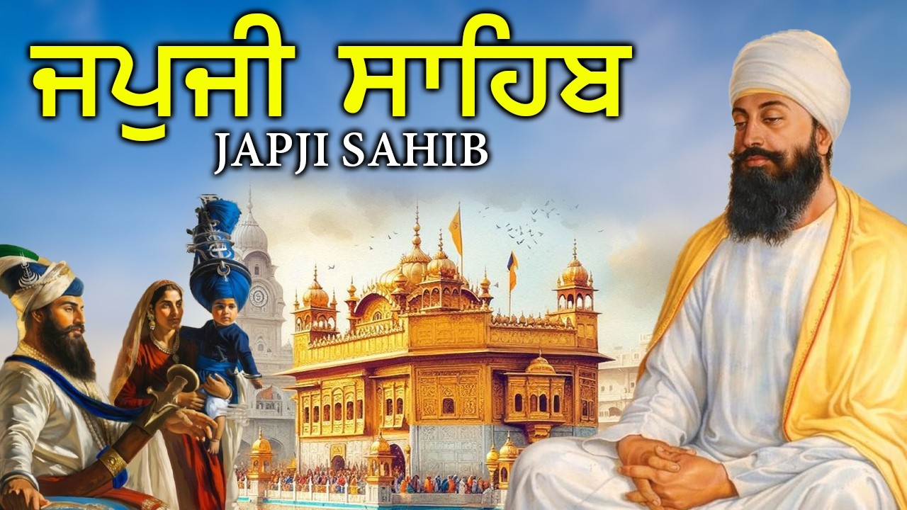 Morning Prayer (ਜਪੁਜੀ ਸਾਹਿਬ )Japji Sahib- ਬਹੁਤ ਹੀ ਮੀਠੀ ਆਵਾਜ਼ ਵਿਚ -Lyrical Video #punjabi #japjisahib