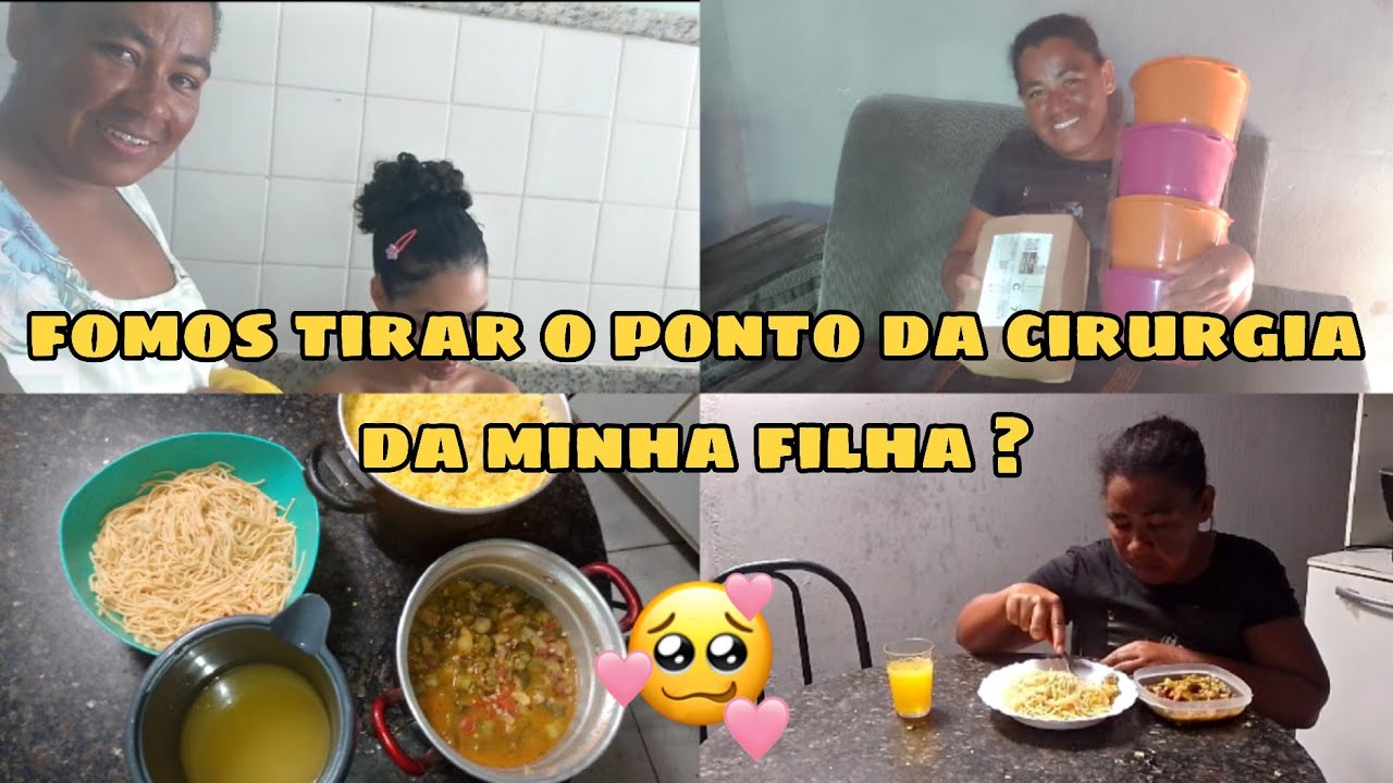 FOMOS TIRAR O PONTO DA CIRURGIA DA MINHA FILHA GABI? 🥺 GANHEI PRESENTE O QUE SERÁ VEJA COMIGO 🙆🏽😱