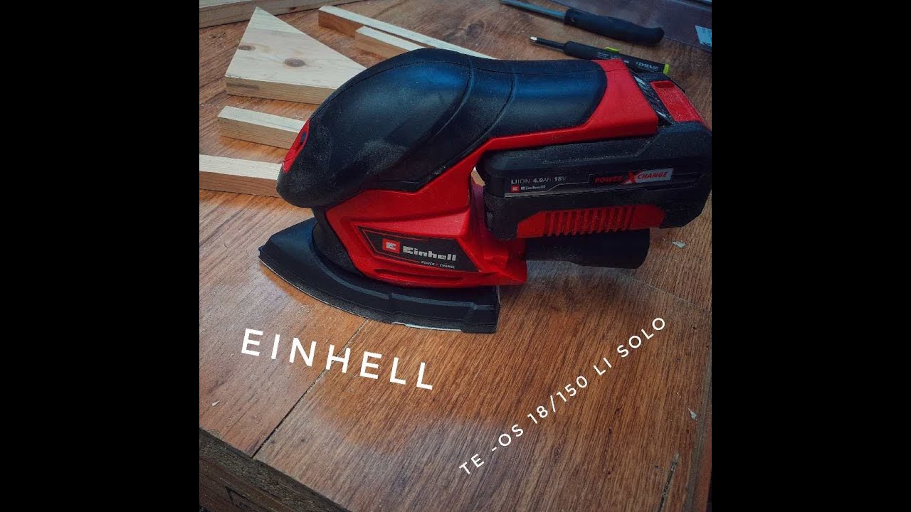 Szlifierka Einhell TE-OS 18/150 Li Solo - recenzja /test po kilku miesiącach użytkowania.