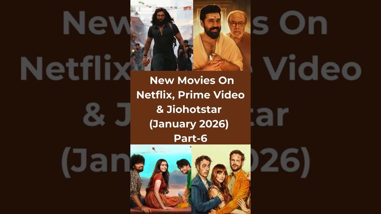 Новые фильмы на Netflix, Prime Video и JioHotstar — январь 2026 года | Часть 6