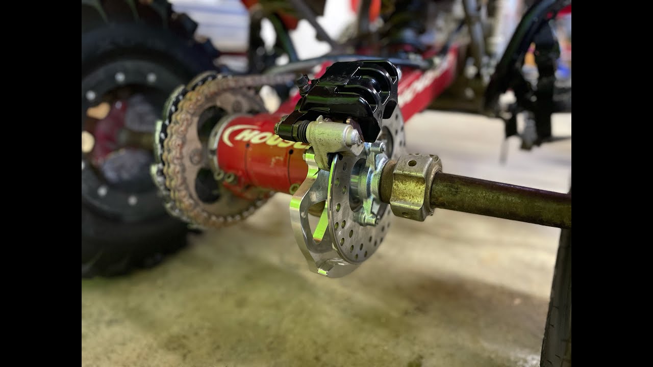 Putting a 450r Rear Brake Setup on the 400ex