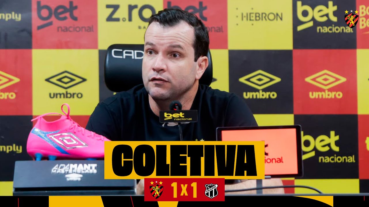 COLETIVA DO T&Eacute;CNICO DANIEL PAULISTA (SPORT 1X1 CEAR&Aacute;)