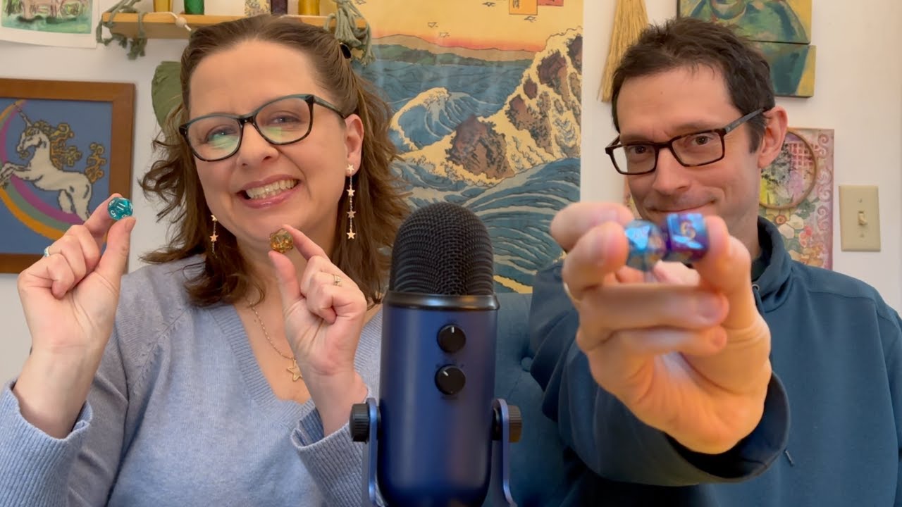 Roll for ASMR With My Husband Part 2 🌟 (D&D dice choose the triggers)