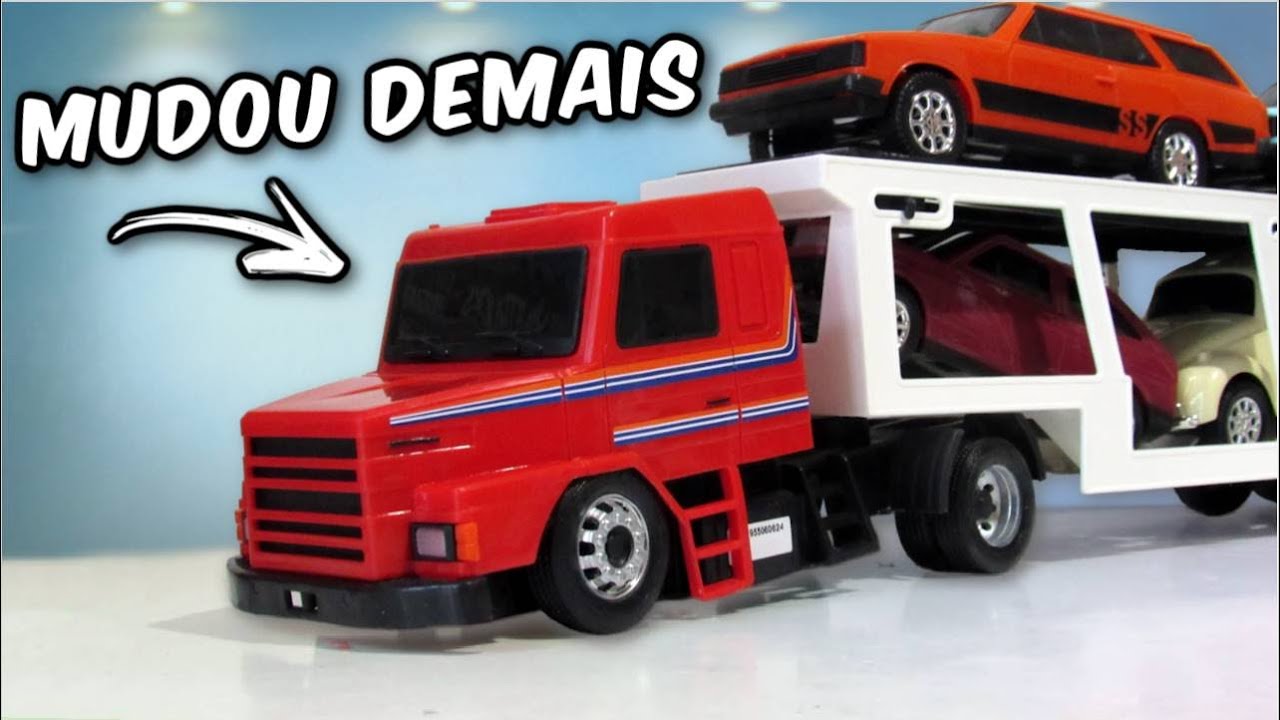 REBAIXEI A MINI SCANIA 113 DE PLÁSTICO