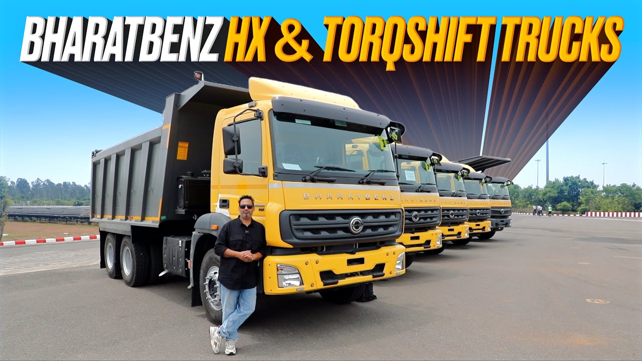 Automatic Truck Experience😱BharatBenz HX & TorqShift Mining & Construction Tipper Range