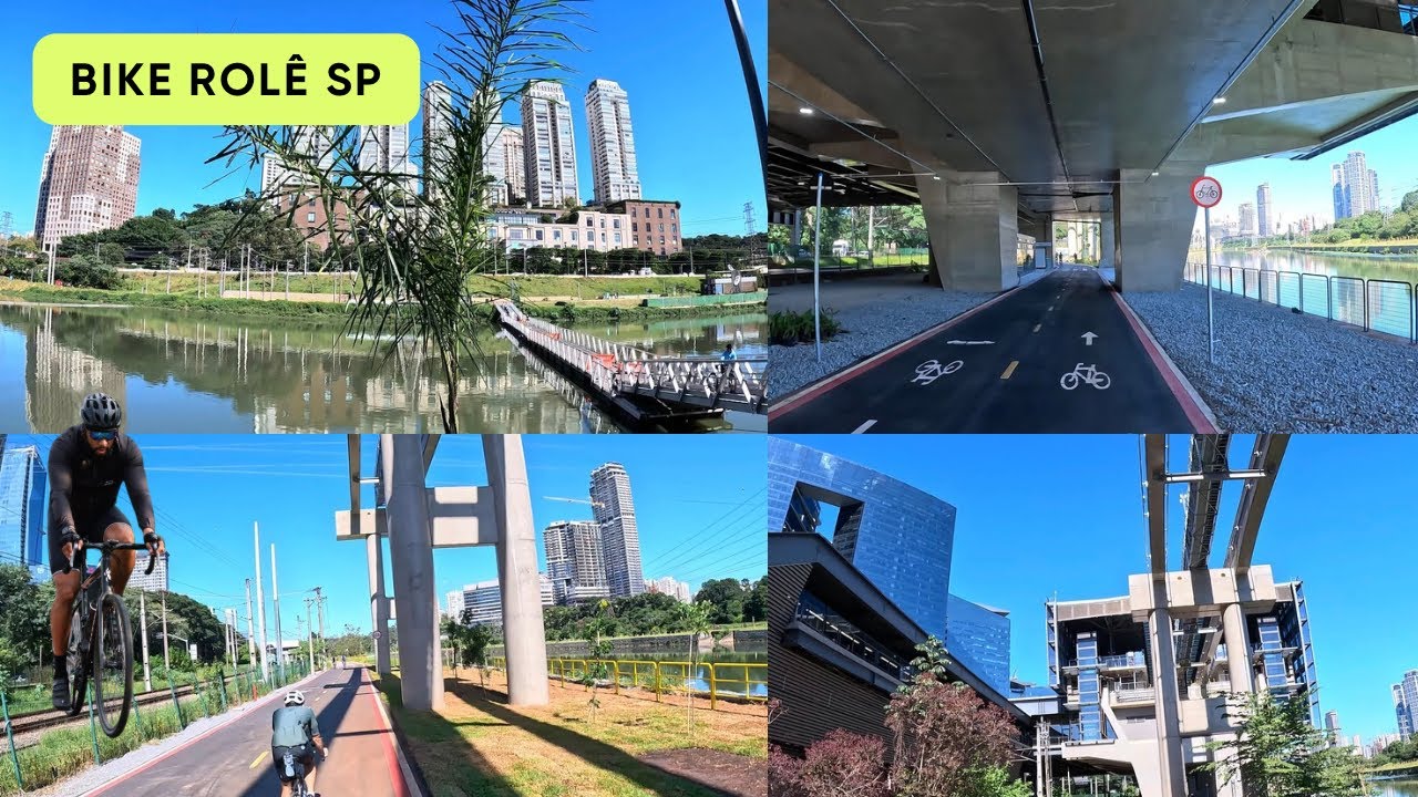 NOVO TRECHO CICLOVIA RIO PINHEIROS - S&Atilde;O PAULO/SP