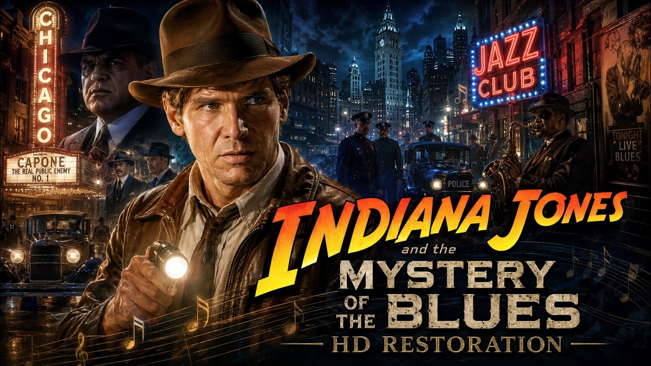Indiana Jones Returns to 1920s Chicago | Mystery of the Blues (HD Restoration)