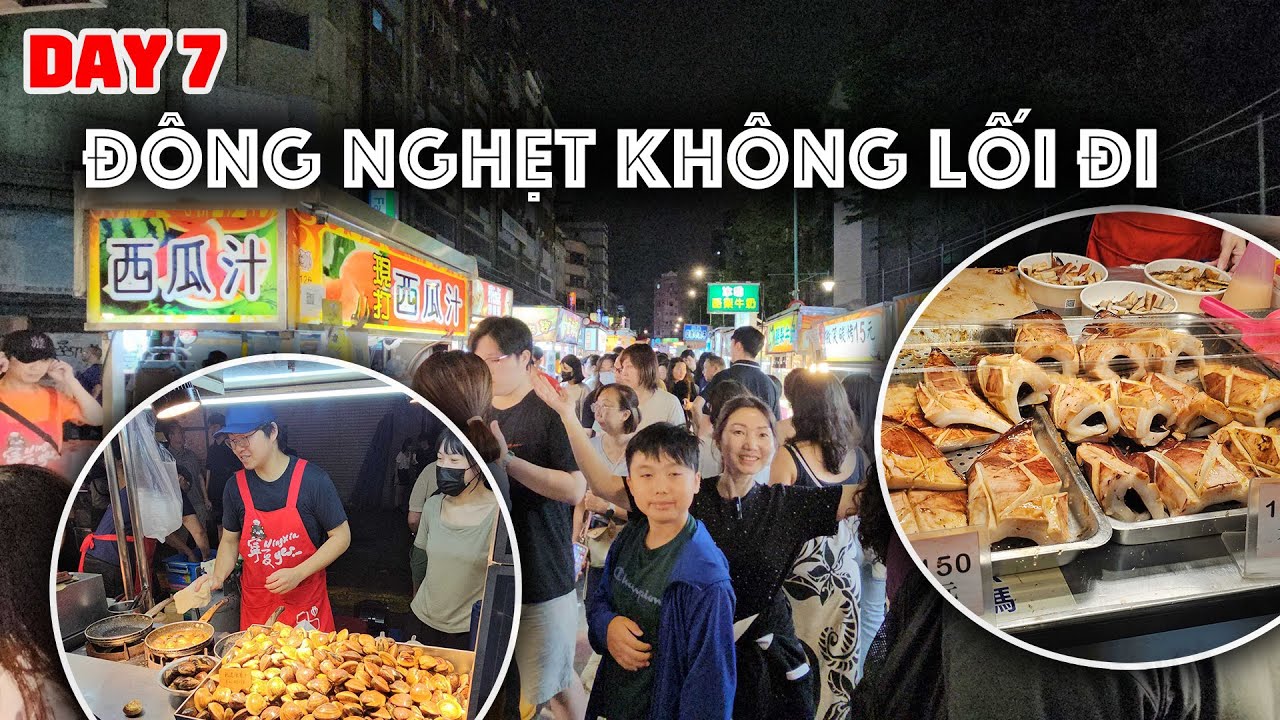 🔥Suýt Xỉu Ngay Tại Chợ Đêm Ningxia Vì Đông Nghẹt Người Đi - Ningxia Night Market | Du Lịch Đài Loan