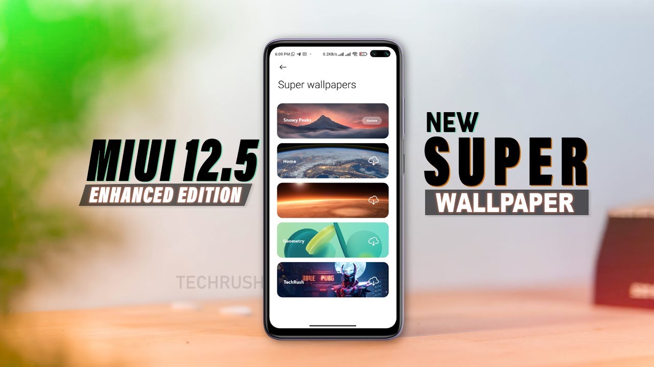 MIUI 12.5 New Super Wallpaper Updates Download in Xiaomi Phones [2022]