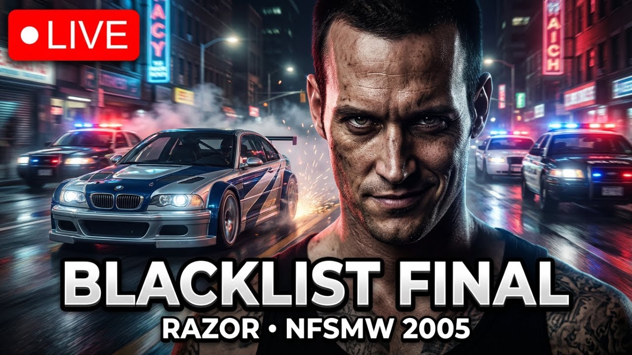 🔴 LIVE | Blacklist #1 Razor – A Race From My Time | NFS MW 2005