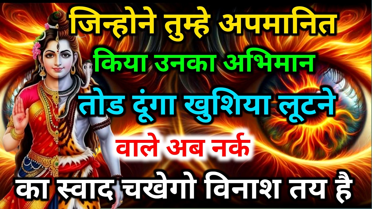 888🕉️mahadev ji ka Sandesh ✅जिन्होने तुम्हे अपमानित किया उनका अभिमान तोड दूंगा🔱#shivshakti #mahadev🚩