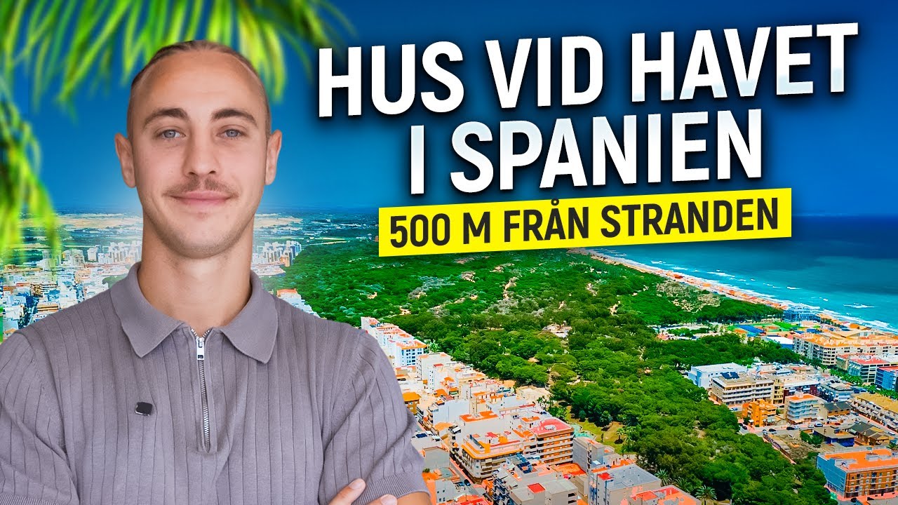 Hus vid havet i Spanien med möjlighet till byggnation - 500 m från stranden!