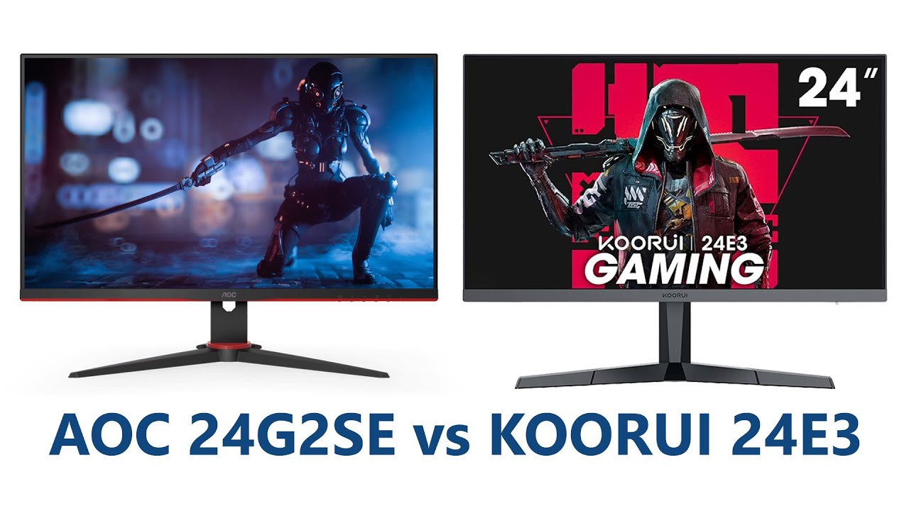 AOC 24G2SE vs KOORUI 24E3 Comparison