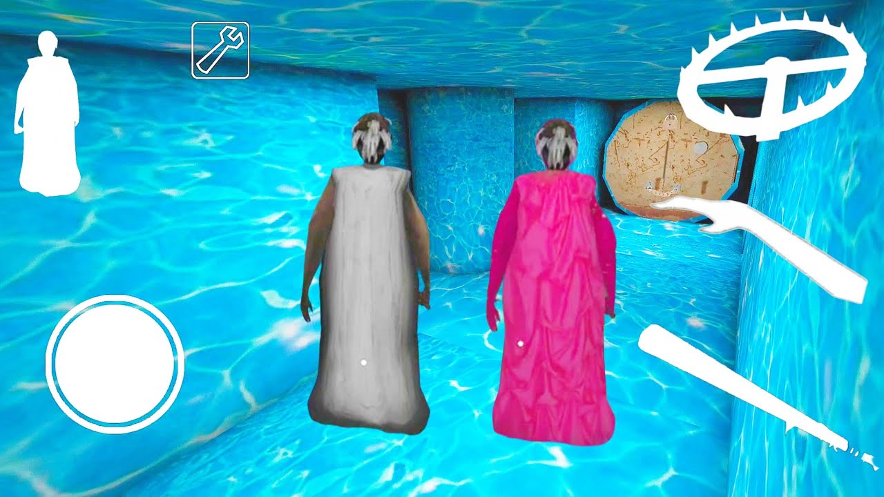 Granny Game Horror Escape Gameplay | Playing As Barbie Granny Underwater House. 