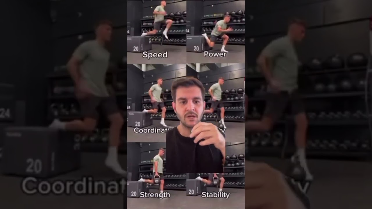 Exemplos de exercícios que eu utilizaria para treinar diferentes componentes da força muscular.