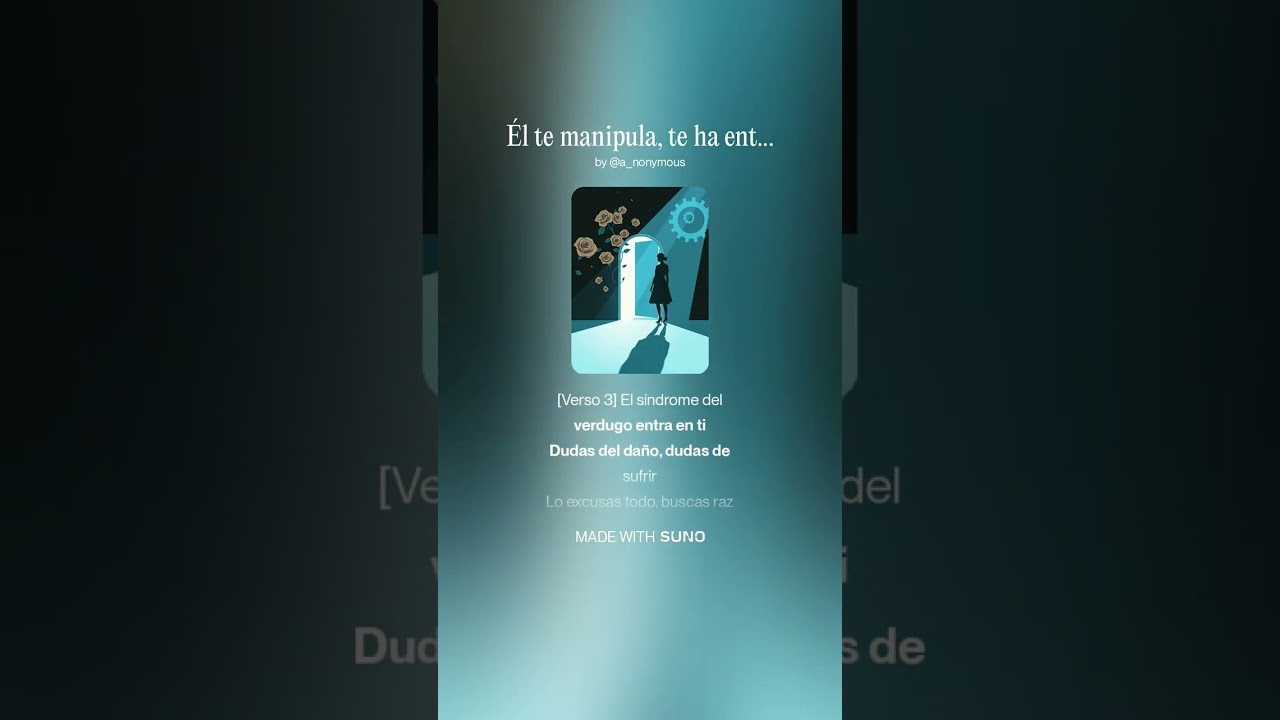 Él te manipula, te ha entrenado