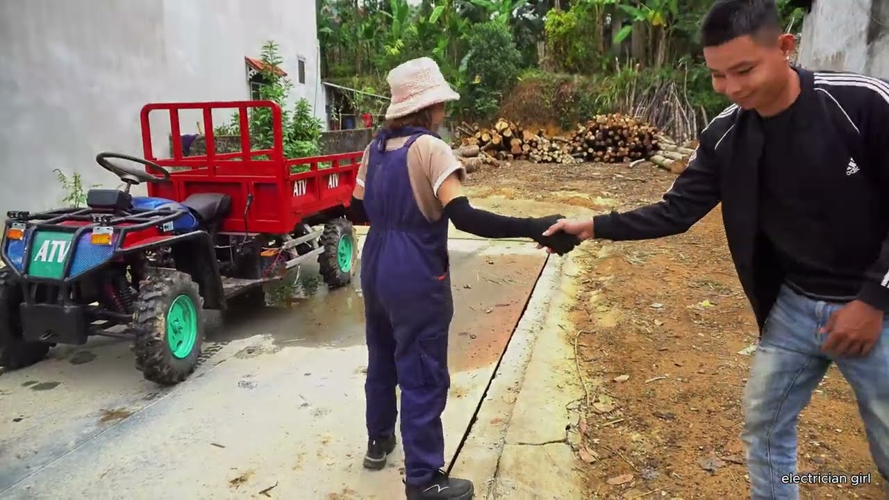 Time-lapse video about the project of upgrading an ATV from a load capacity of 500 kg to 1000 kg