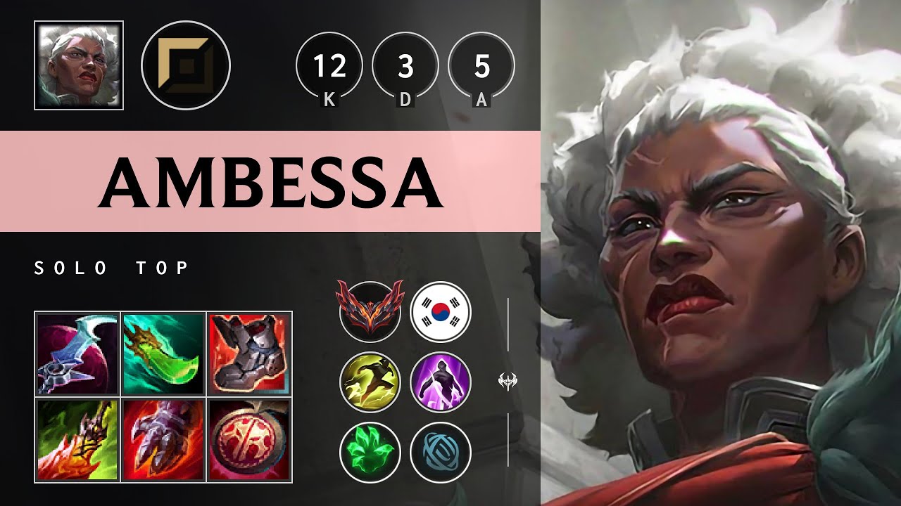 Ambessa Top vs Yone - KR Grandmaster Patch 25.18