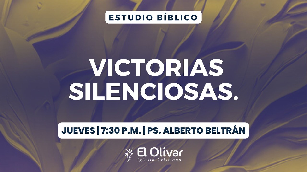 🔴 Estudio bíblico 12 de marzo | Victorias silenciosas  | Ps. Alberto Beltrán