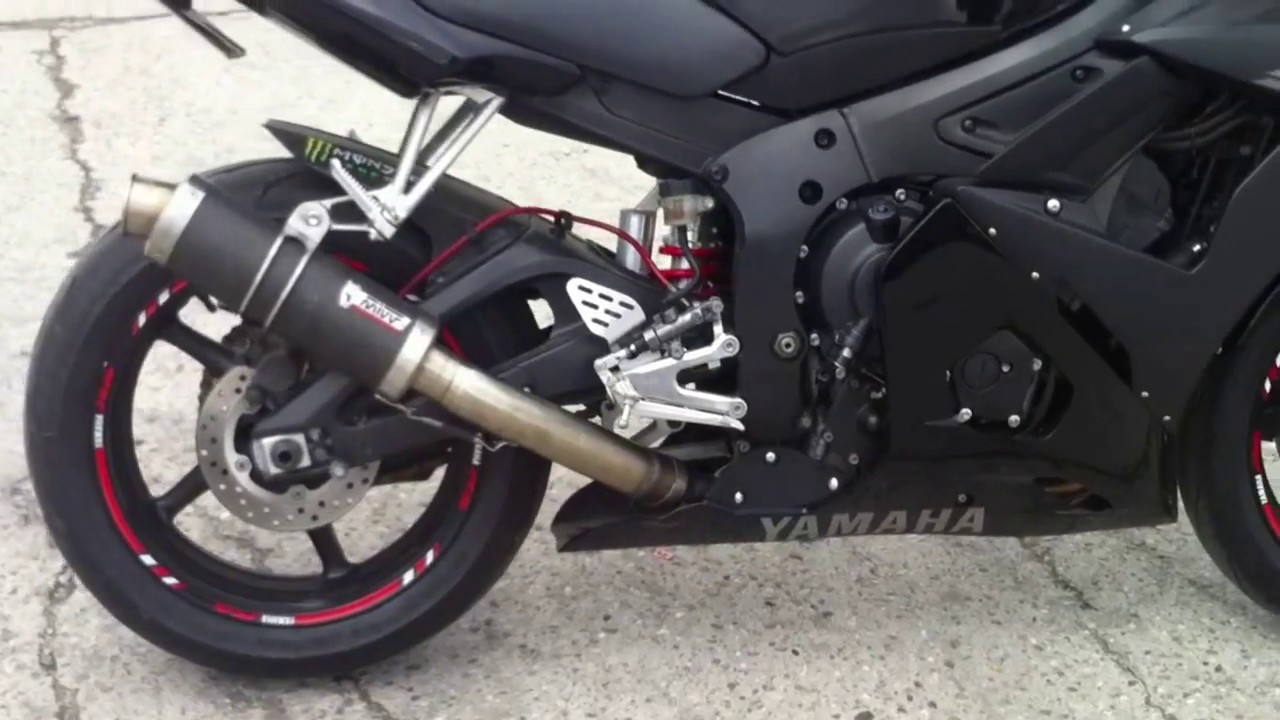 Yamaha R6 exhaust mivV