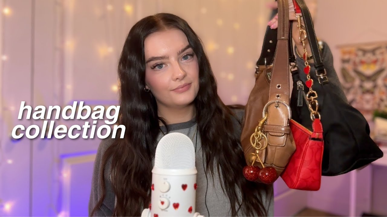ASMR my handbag / purse collection 👜