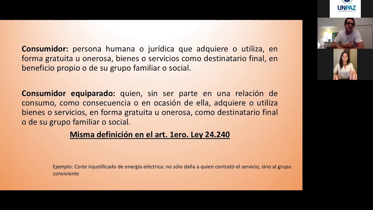 Clase por zoom:  Contratos de Consumo