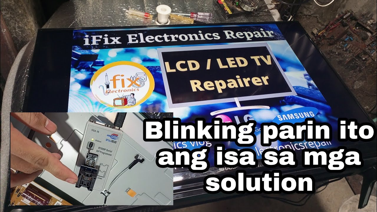 Sharp LC-40SA5100M no joystick blinking indicator & no picture | how to repair?
