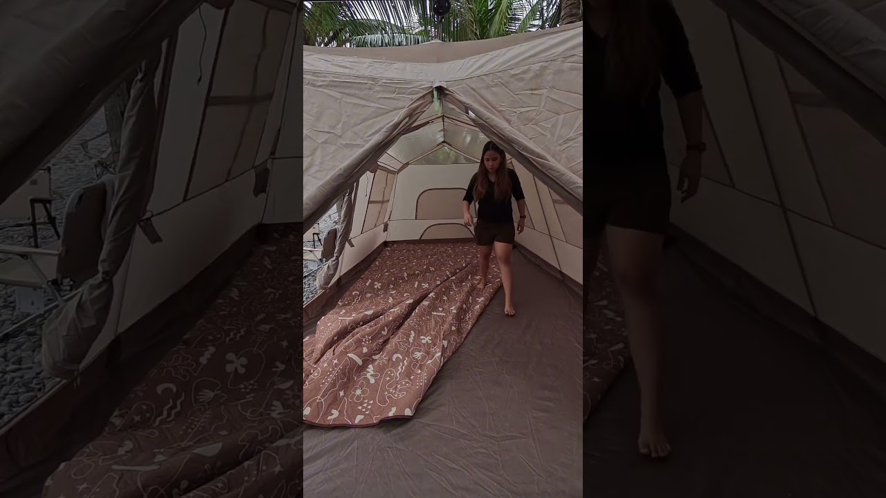Our camping mat we used for our naturehike village 13 flagship tent. #carcamping #campingmat
