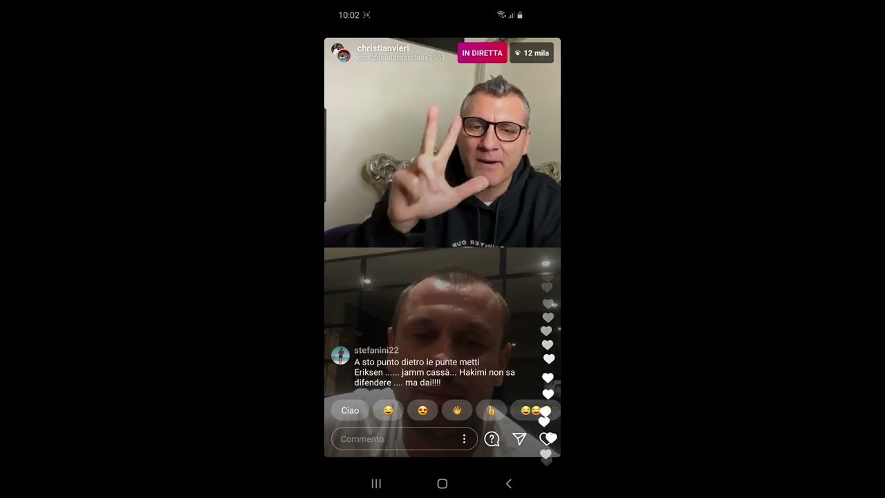Vieri e Cassano parlano di Ibrahimovic (diretta instagram)