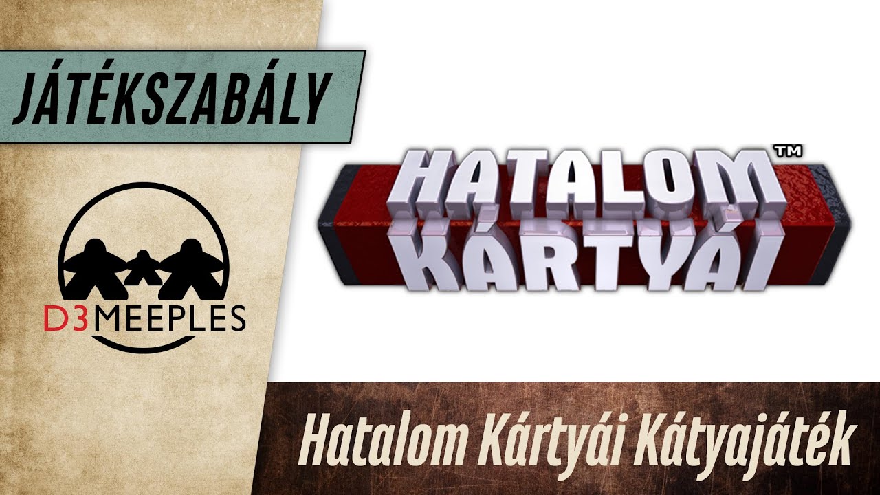 JÁTÉKSZABÁLY: HATALOM KÁRTYÁI KÁRTYAJÁTÉK (ALAPSZABÁLYOK)