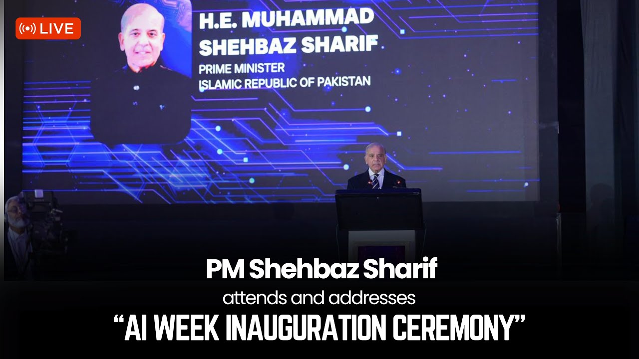 براہِ راست: وزیرِ اعظم محمد شہباز شریف کی انڈس اے آئی ویک کی افتتاحی تقریب میں شرکت و خطاب