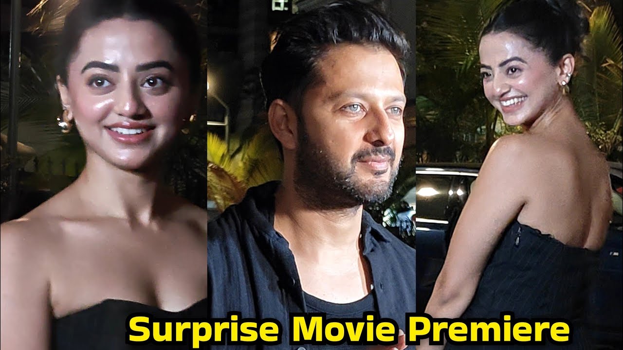 Helly Shah Looks Charming and Glowing At Her Gujrati Movie Surprise Premiere | Vatsal Shet