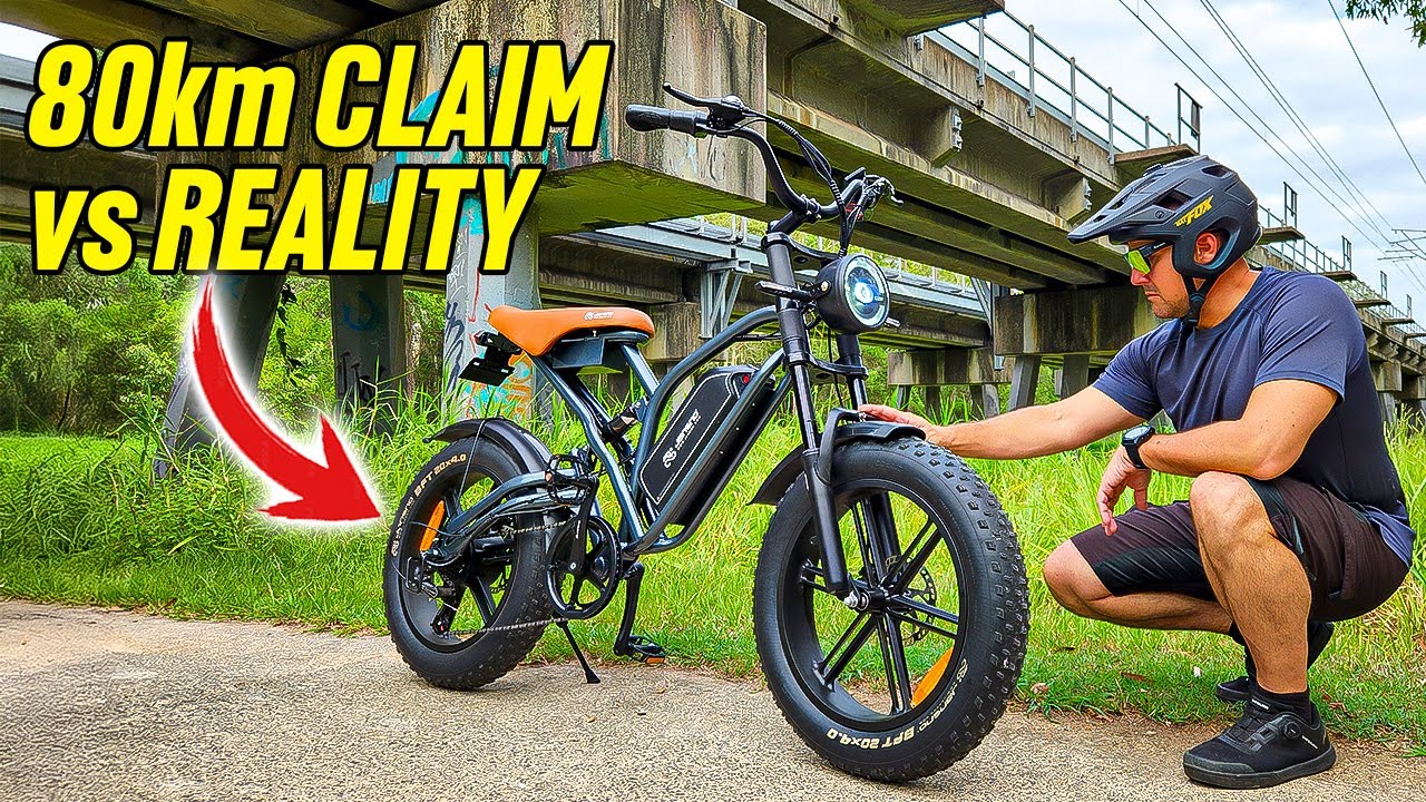 Real World Range Test of the JANSNO X50 E-bike | Norman Creek Bikeway, Brisbane