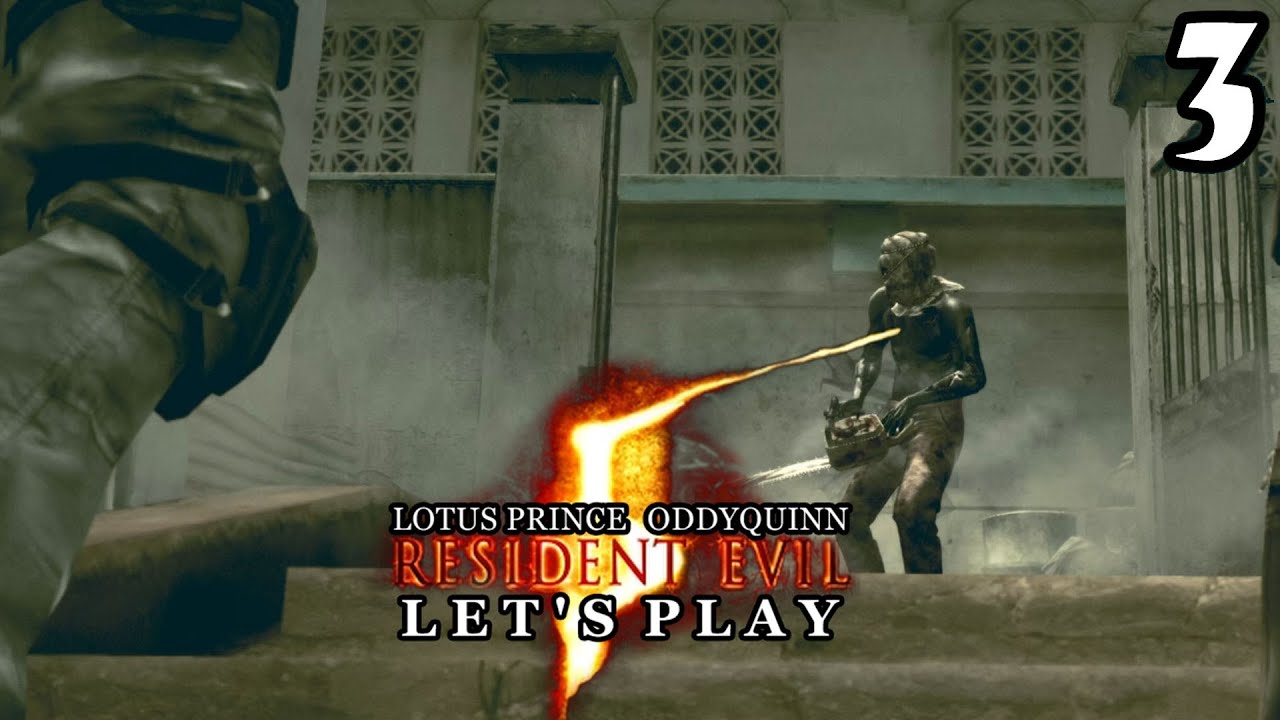 Resident Evil 5 - Part 3B: Lotus Prince and OddyQuinn Let's Play