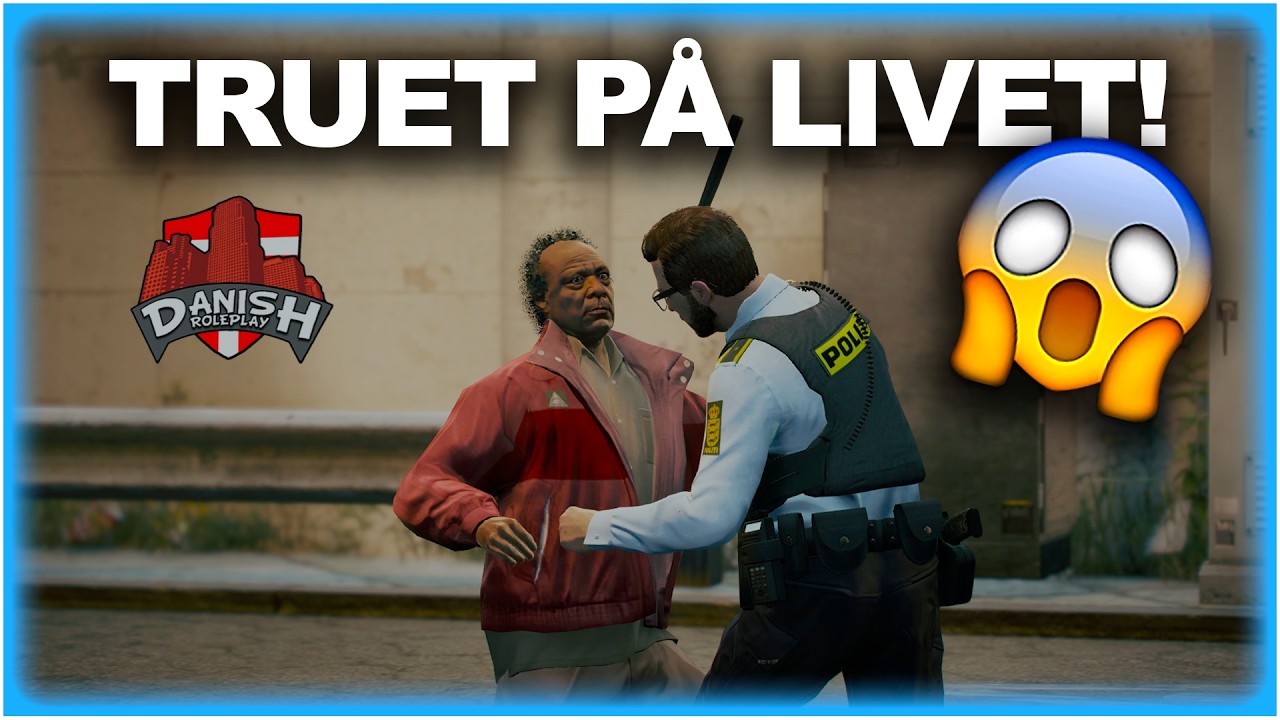 Betjent TRUET Af Farlig Kriminel! Dansk GTA RP