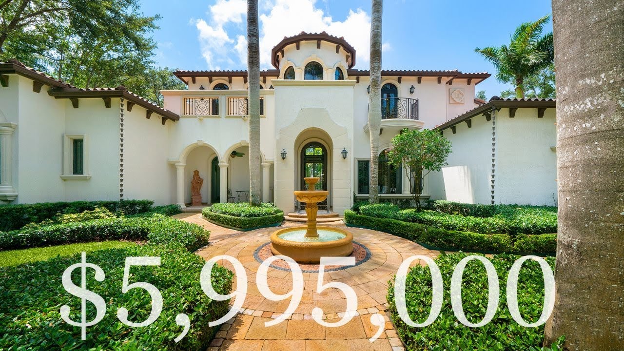 Custom $5.9M Mediterranean Oasis Miami Estate on Half Acre in Coral Gables | 738 Camilo Ave