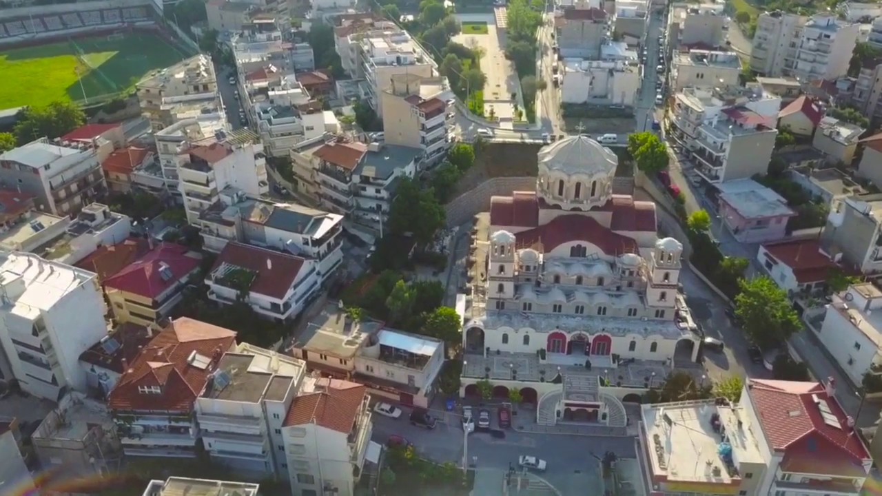 Αγιος Παντελεήμων Πολίχνης  απο ψηλά - Drone footage
