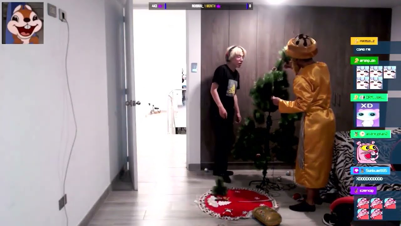 🥺 GLOGLOKING ROMPE EL ARBOLITO DE BUTI - HOY PERDIÓ LA NAVIDAD 😥