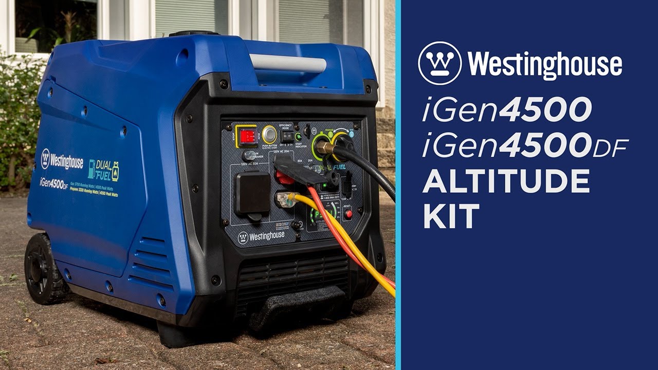 iGen4500 and iGen4500DF Altitude Kit Installation - Westinghouse Portable Power Generators