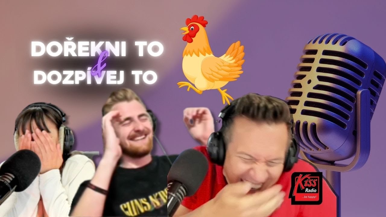 DOŘEKNI A DOZPÍVEJ TO - Roman se rozkoktal a Míša se přeměnila na slepici 😂