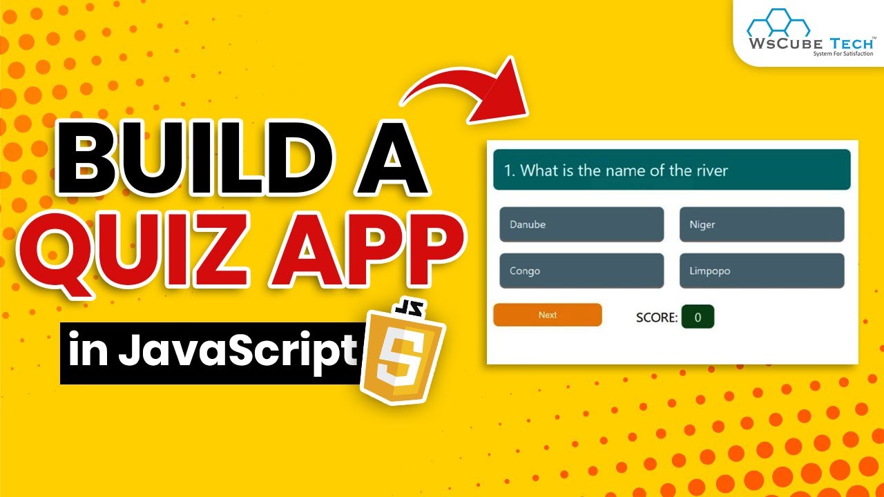 Quiz App JavaScript: Build A Quiz App With JavaScript in Hindi - JavaScript Project
