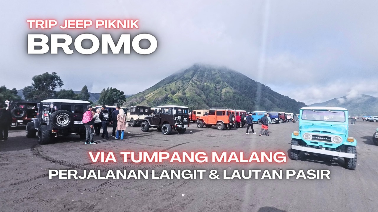 TRIP BROMO via TUMPANG – Perjalanan Menyentuh Langit & Lautan Pasir | Vlog Seru!